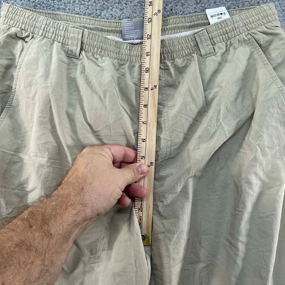 Columbia PFG Pants Mens Large Tan Convertible Outdoors Fishing Hiking Lined - Picture 13 of 14